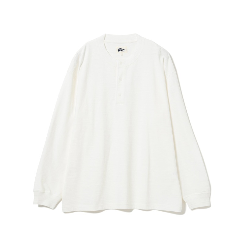 Donald Longsleeve Henley Off White Small