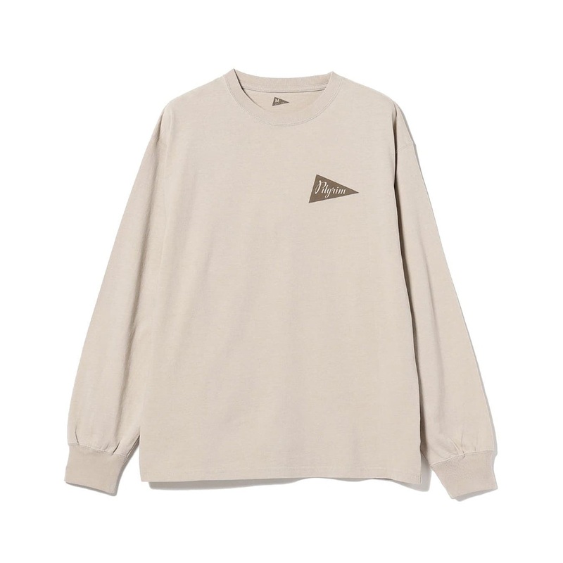 Longsleeve Pennant Tee Sand Small