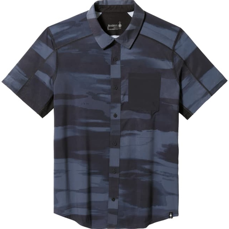 Smartwool Printed Short Sleeve Button Down Shirt – Men’s