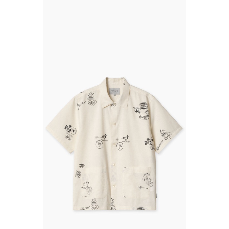Carhartt WIP S/S Stamp Shirt Stamp Print/Wax S
