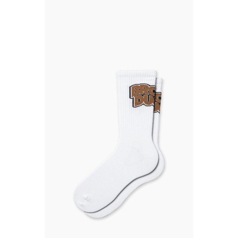 Carhartt WIP Brown Ducks Socks White