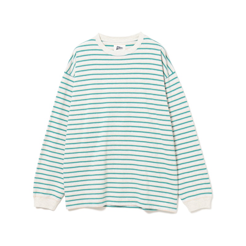 Tucker Stripe Tee Oatmeal Small