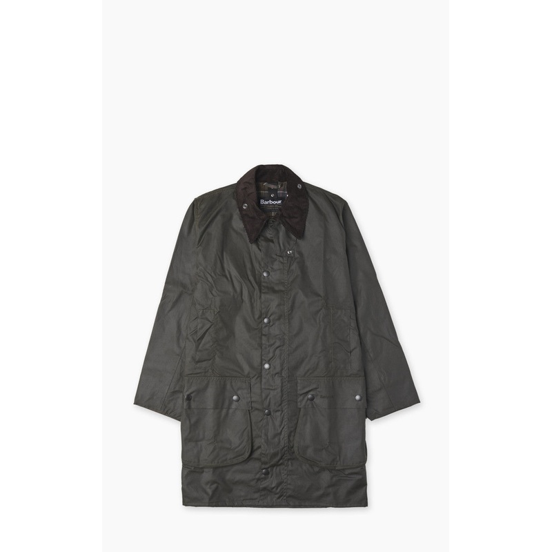 Barbour Border Wax Jacket Archive Olive 38