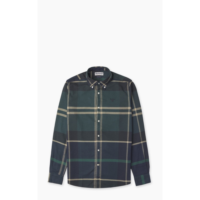 Barbour Iceloch Tailored Shirt Forest Mist S