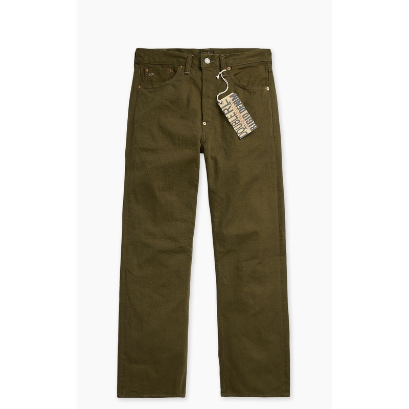 RRL Vintage 5-Pocket Jean Limited-Edition Olive Rinse 38/32