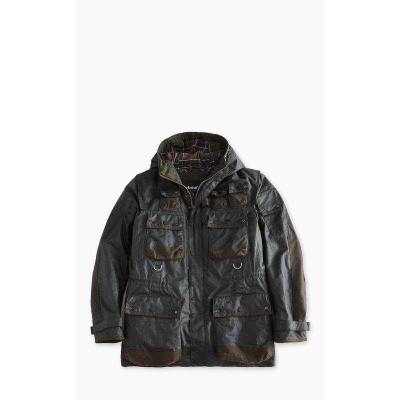 Barbour x To Ki To Military Wax Jacket Sage S