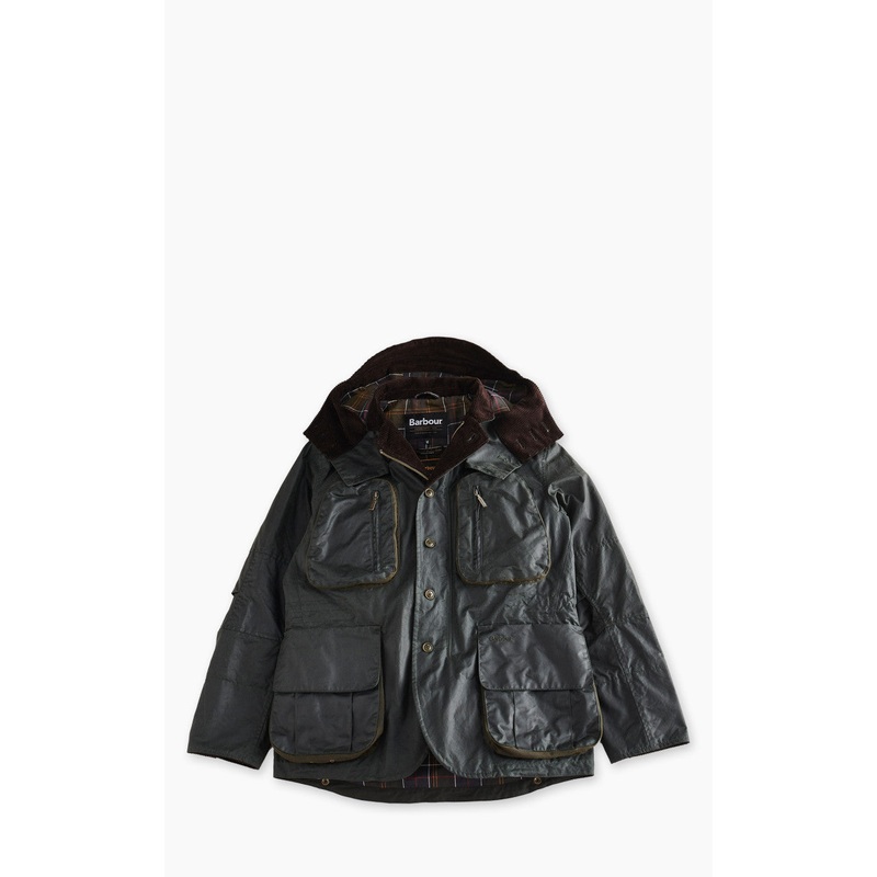 Barbour x To Ki To Outland Waxed Jacket Olive S