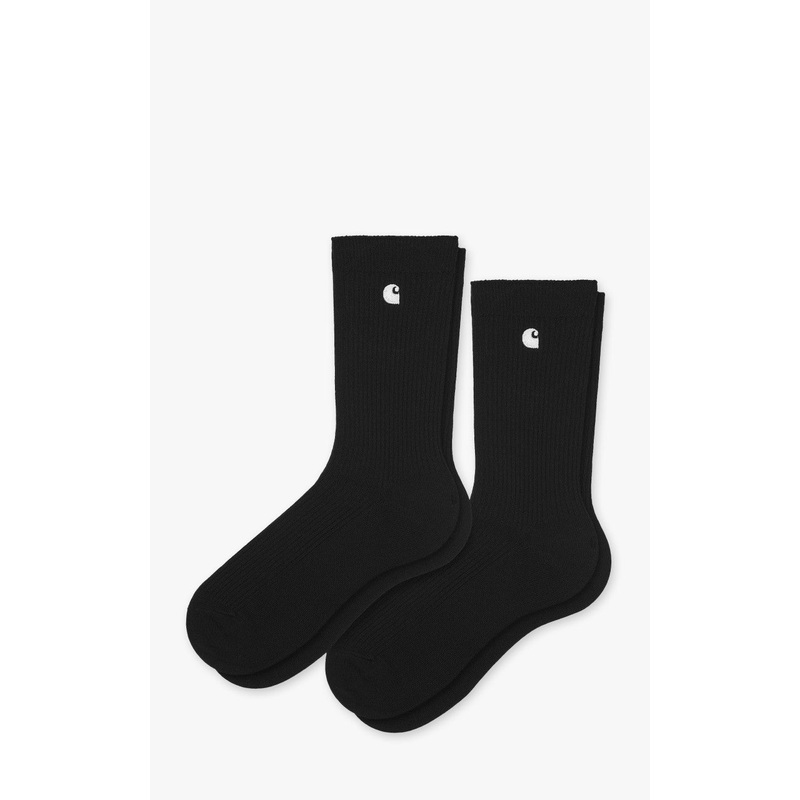 Carhartt WIP Madison Pack Socks Black/White + Black/White