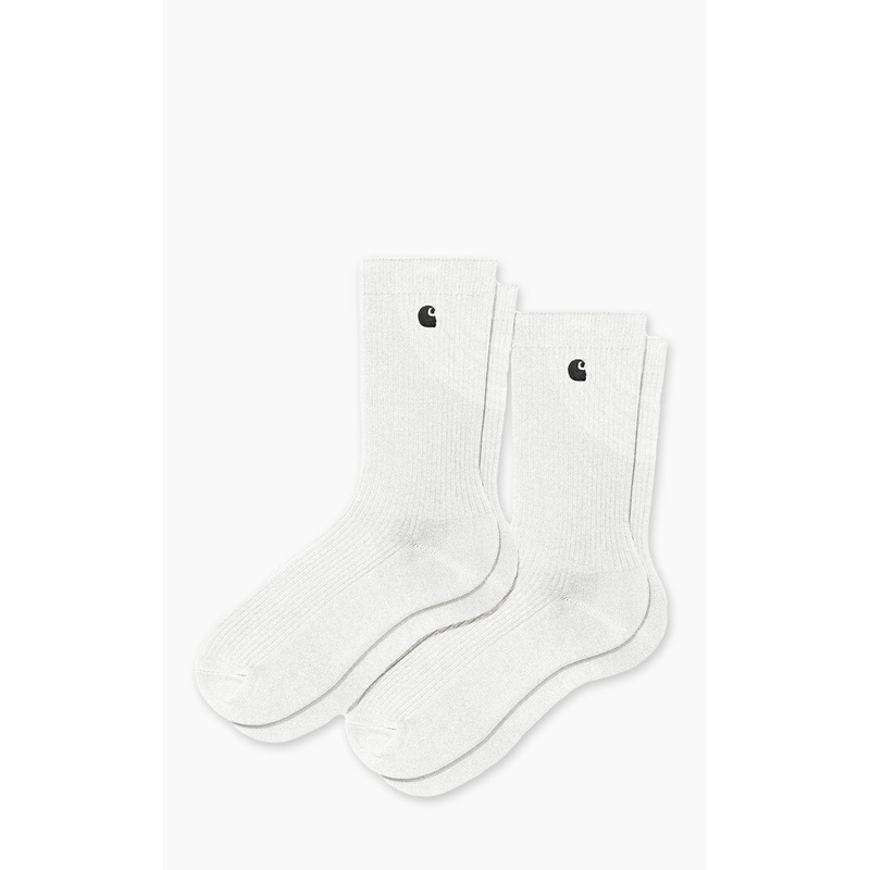 Carhartt WIP Madison Pack Socks White/Black + White/Black
