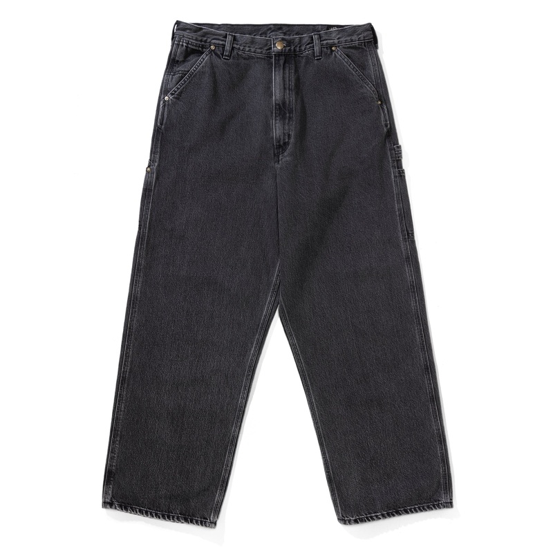 Dad’s Fit Painter Pant Black Denim Stone 2