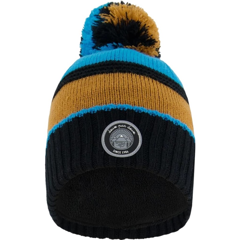 Deux par Deux Colorblock Knit Hat – Boys