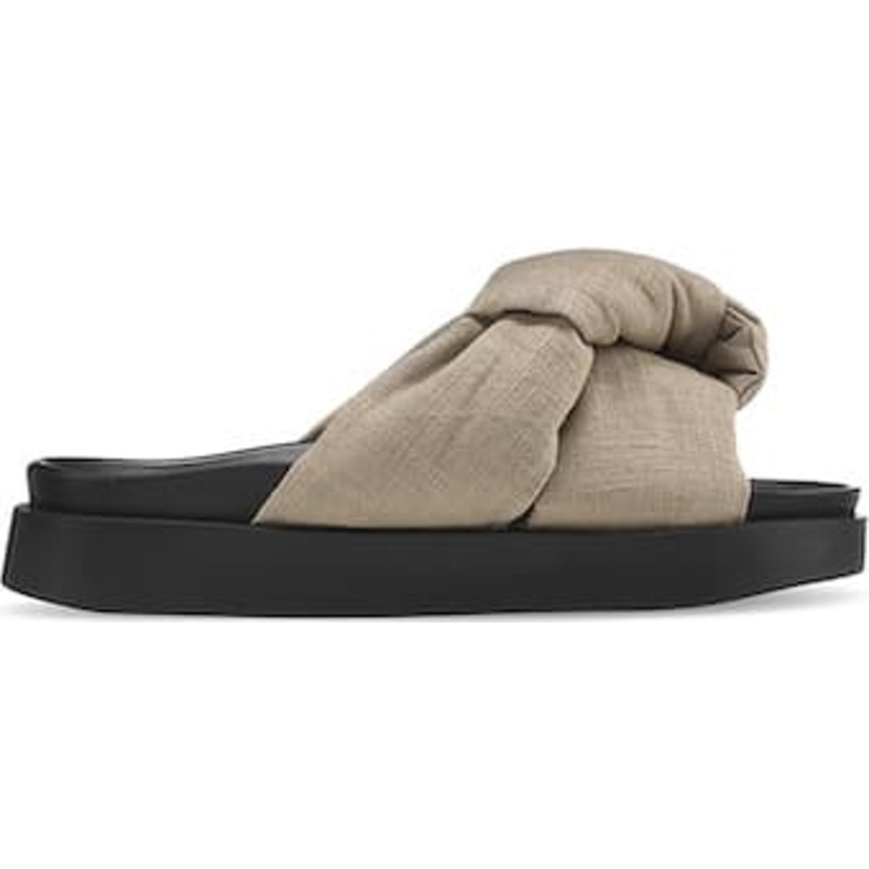 INUIKII Oversized Linen Knot Sandals – Women’s