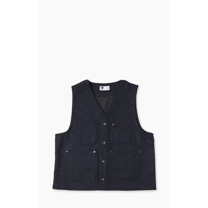 Tellason JK Vest Tommy Wool Navy M