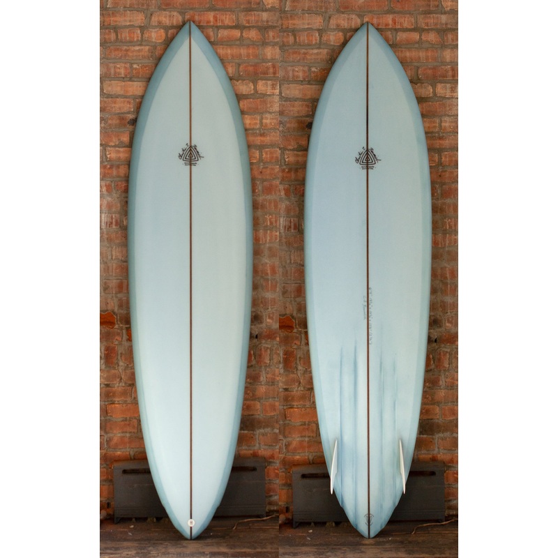 6’9″ Round Pin Channel Botton Twin Fin