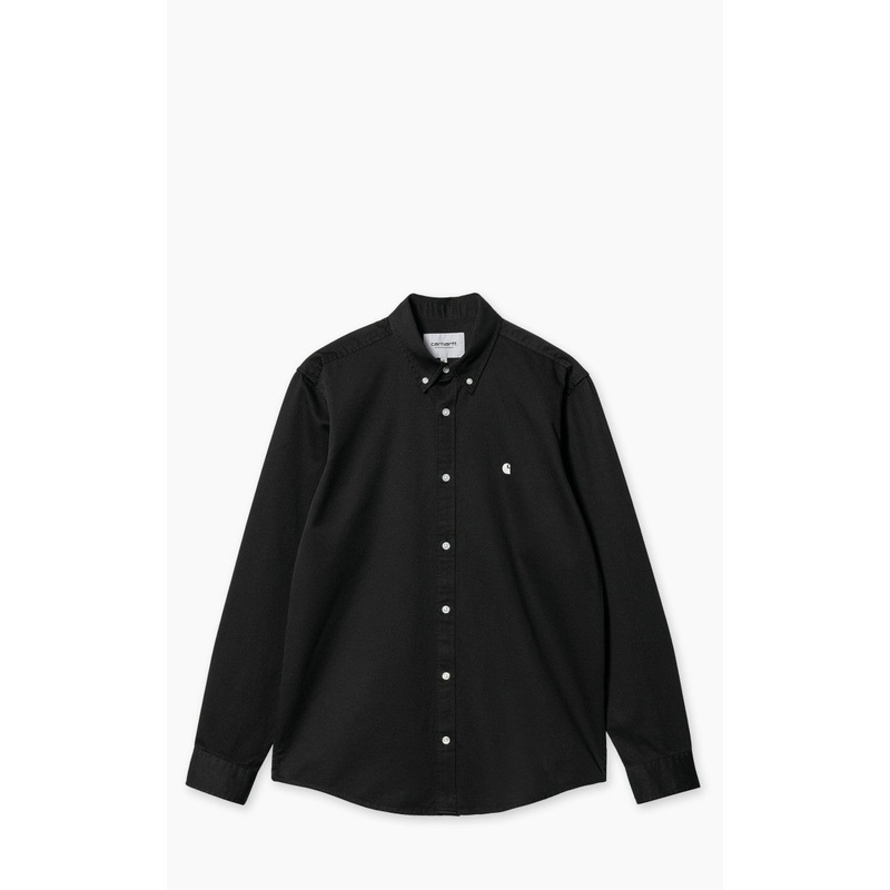 Carhartt WIP L/S Madison Shirt Black/Wax S