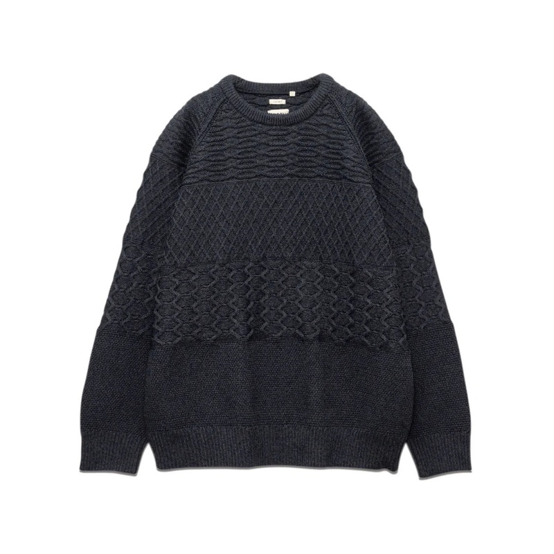 Crew Neck Sweater Dark Navy Small