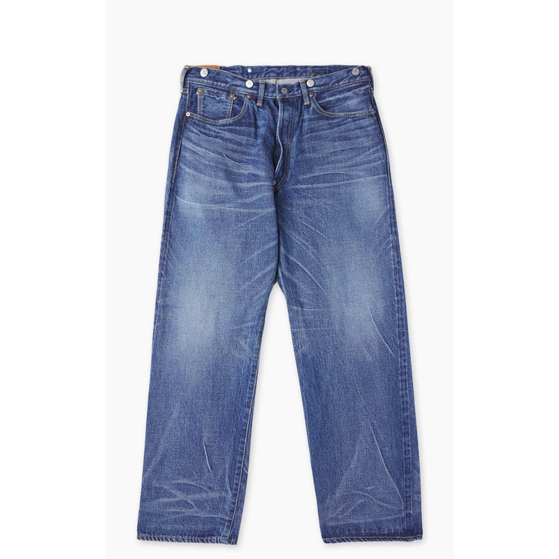 Kaptain Sunshine 1930 Straight Denim Pants Vintage Wash Indigo W30