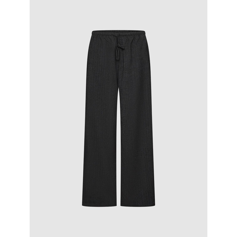Pull On Wide Leg Pants Dark Grey XXS
