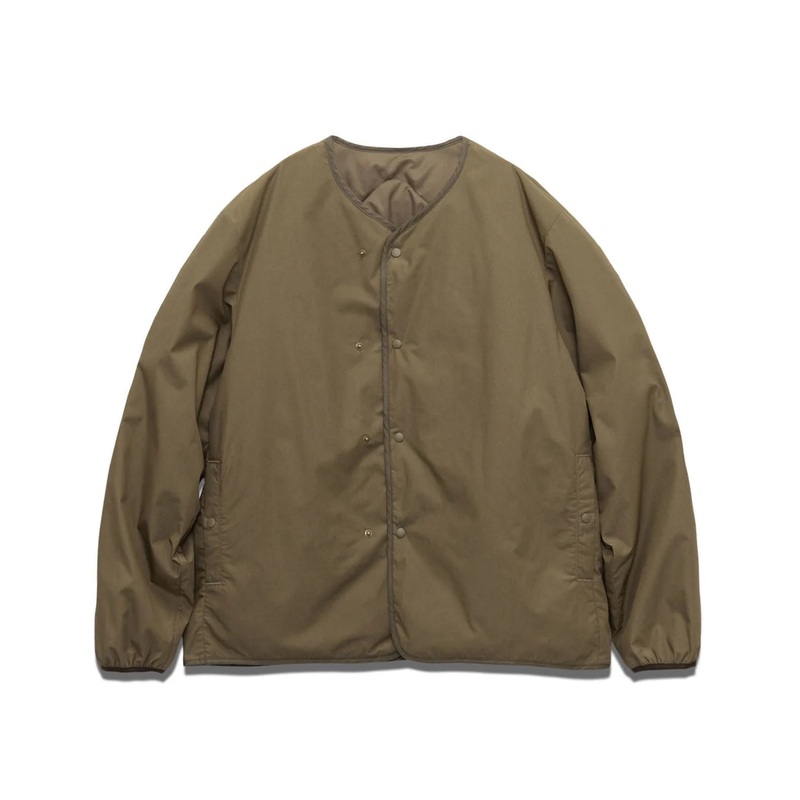 Reversible Down Cardigan Brown Small