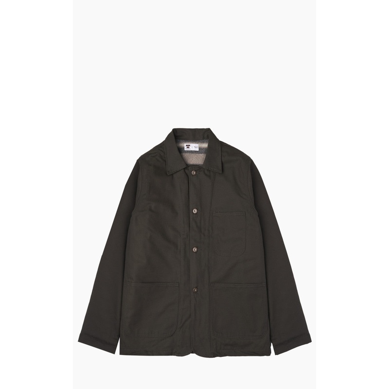Tellason Baker Jacket Japanese Canvas Lined Brown M