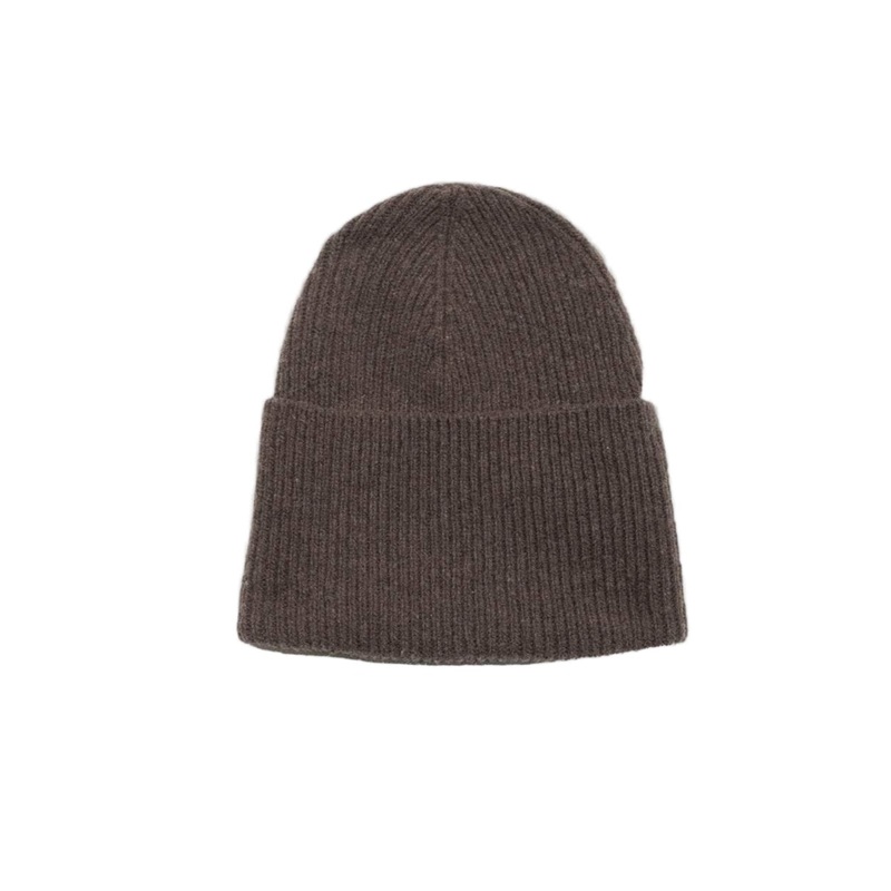 Merino Wool Mea Beanie Burel Brown