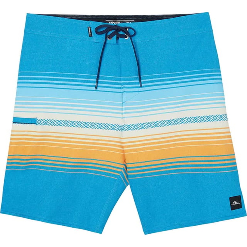 O’Neill Hyperfreak Heat Stripe Line 19 In Boardshorts – Men’s