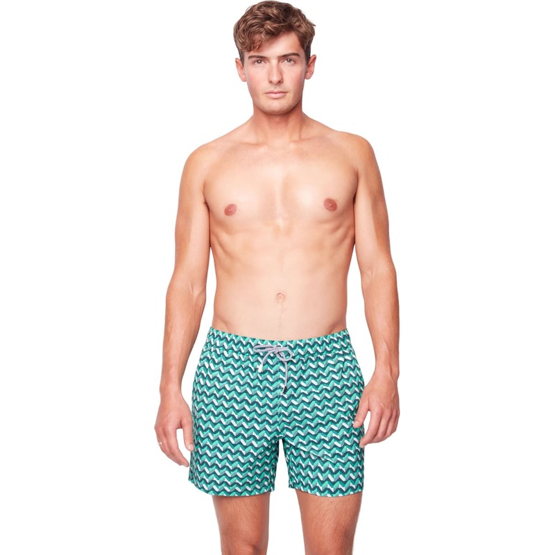 Public Beach Chevron Swim Shorts – Men’s