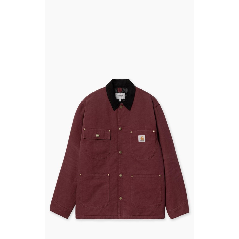 Carhartt WIP OG Chore Coat Aged Canvas Malbec/Black S