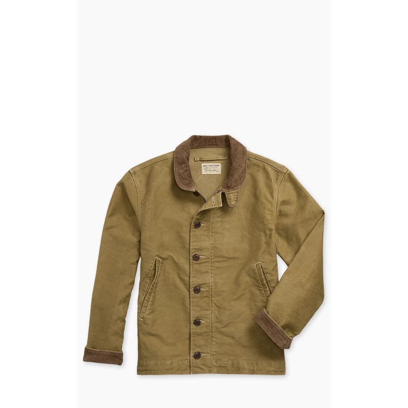 RRL Bower Deck Jacket Khaki Drab S