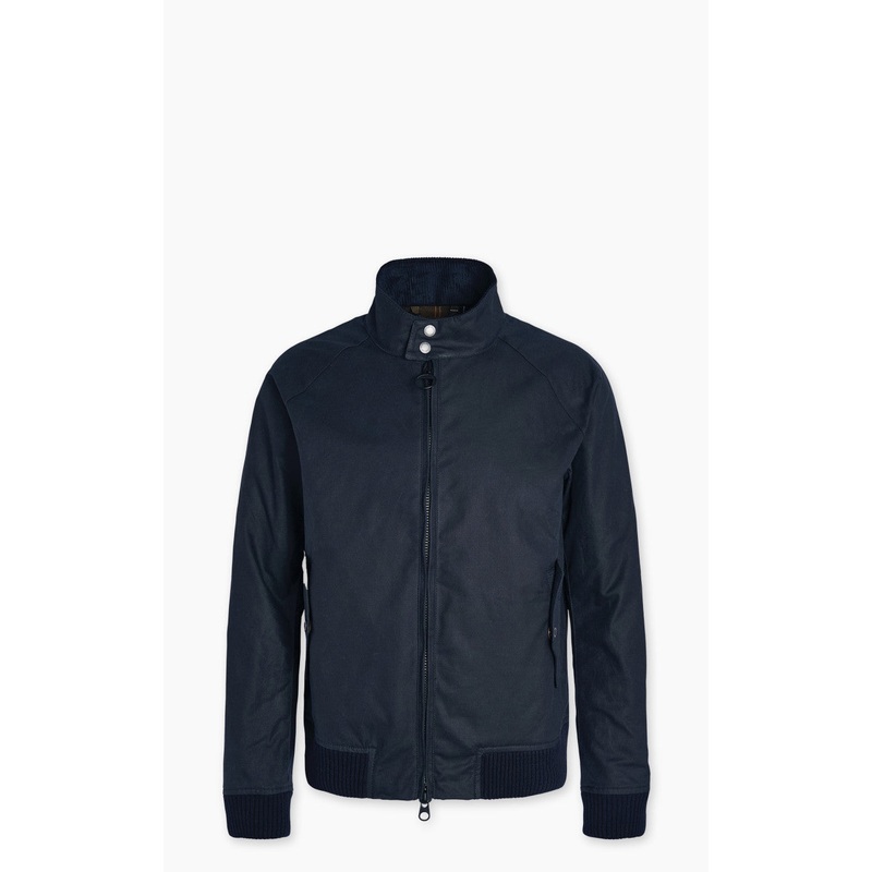 Barbour x Baracuta Porton Wax Jacket Navy S