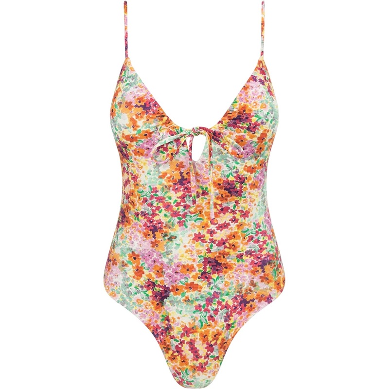 Rhythm Sierra Floral Tie Front One Piece Swimsuit – Women’s