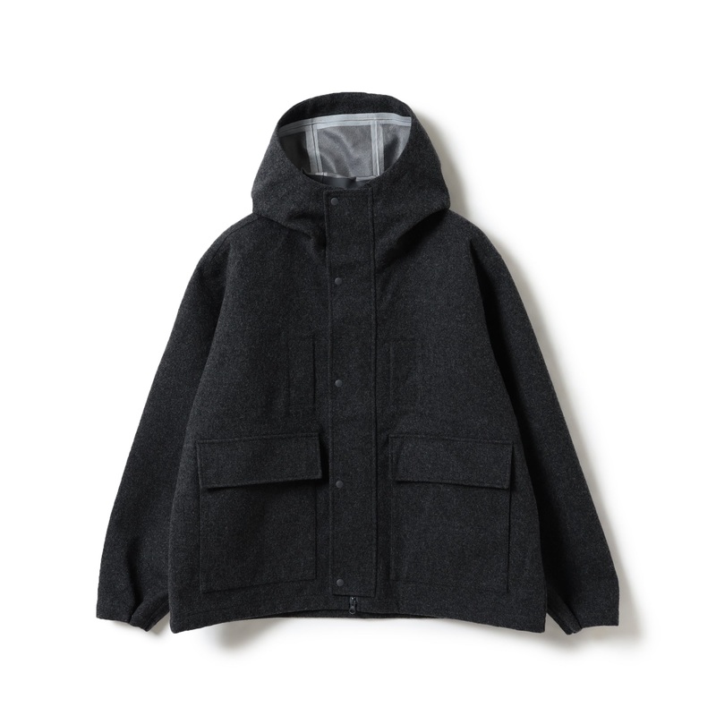 Armitage Wool 3L Hooded Jacket Charcoal Small