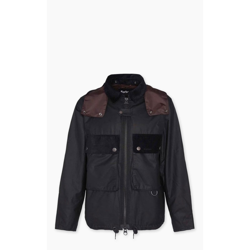 Barbour Re-Engineered Waxed Spey Jacket Black S