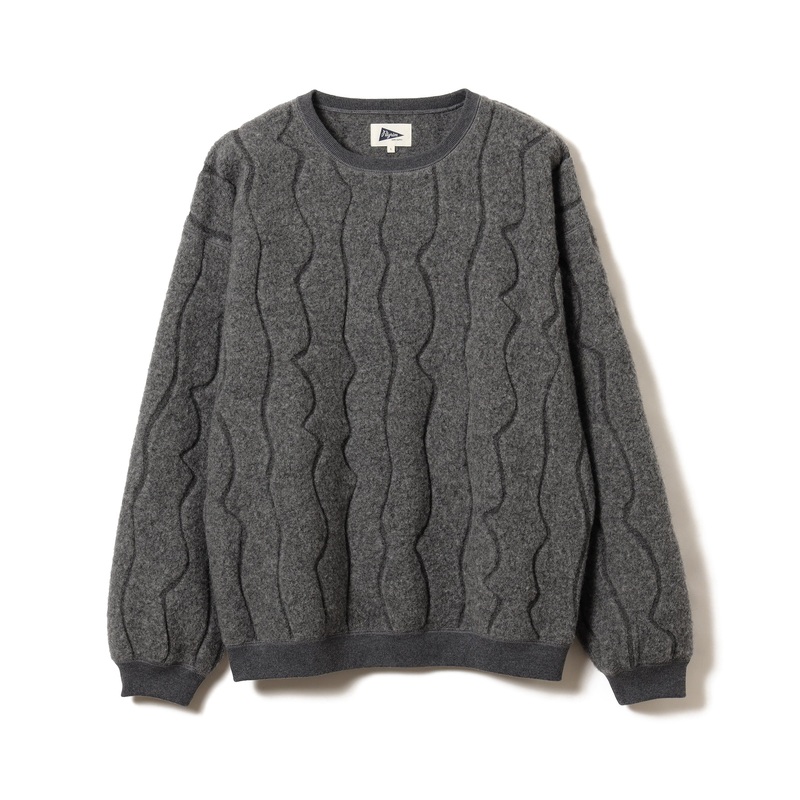 Misha Boa Crew Heather Grey Small