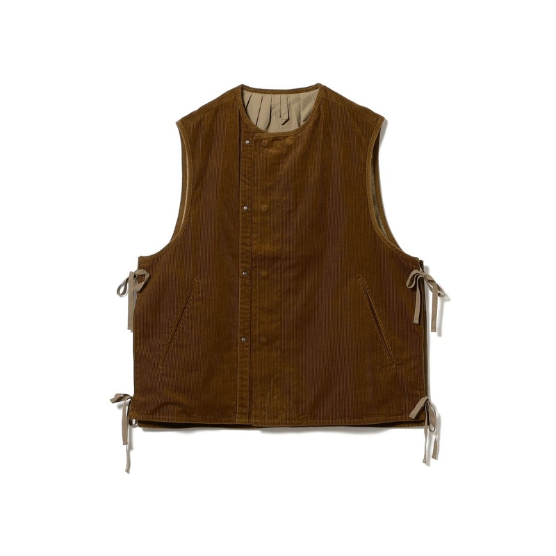 Raff Corduroy Vest Brown Medium