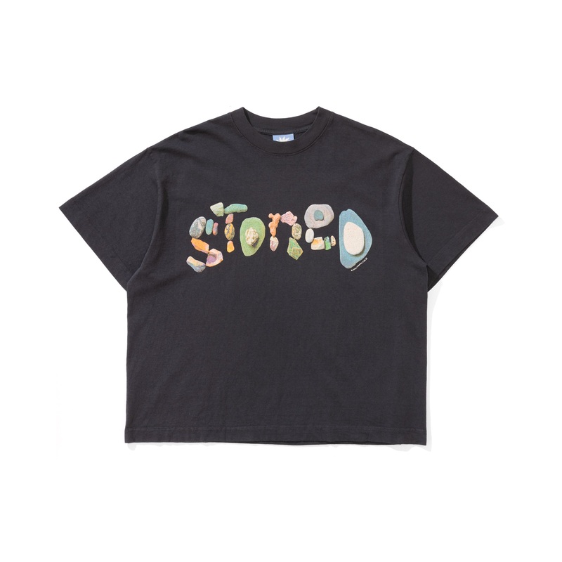 Stoned Tee Faded Black Small