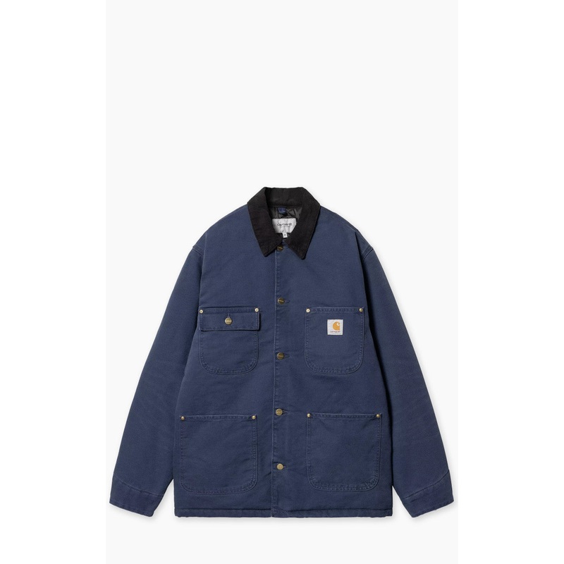 Carhartt WIP OG Chore Coat Aged Canvas Air Force Blue/Black S