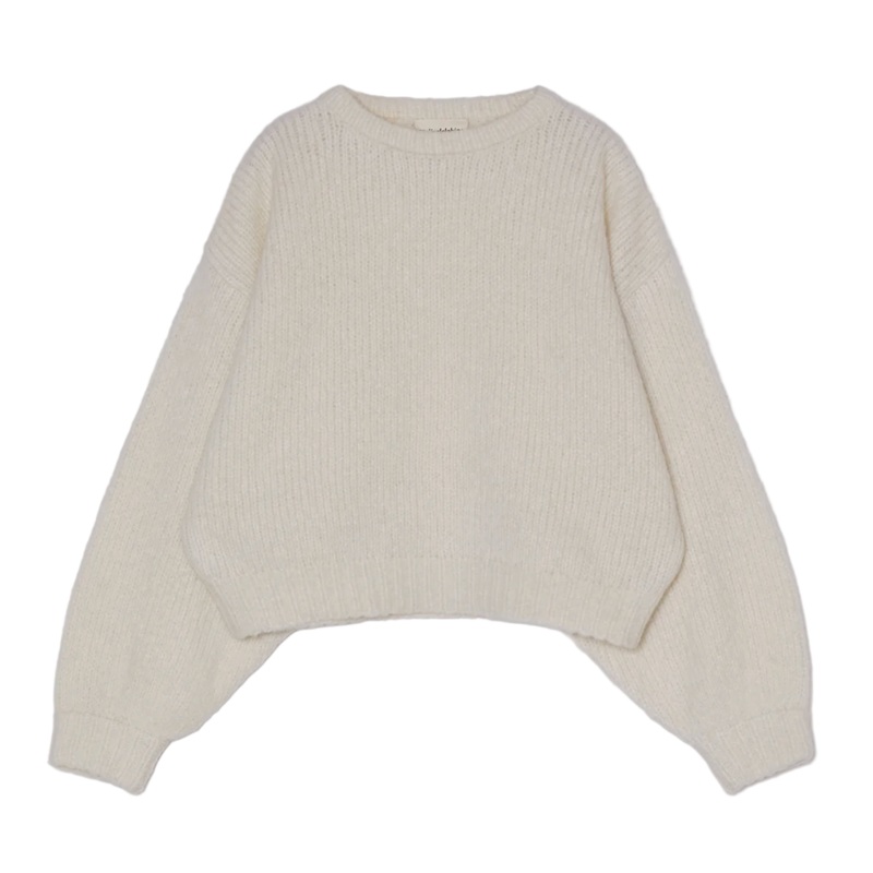 Balloon Sleeve Sweater Cream XS-S