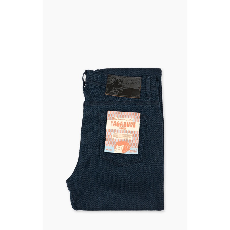 Naked & Famous Denim Weird Guy Yagasuri Denim Indigo 30/34