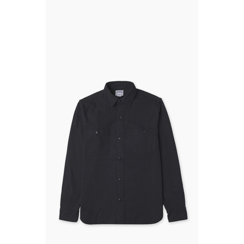 Solid Viera Shirt Heavy Ounce Black S