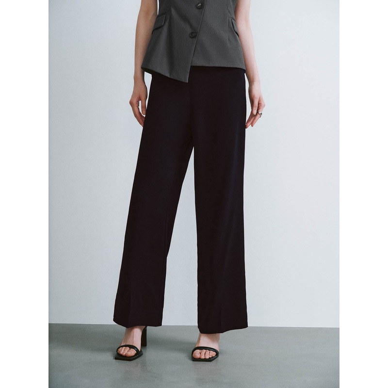 Straight Pants Black XXS