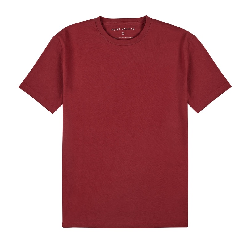Vintage Crew T-Shirt – Burgundy 1