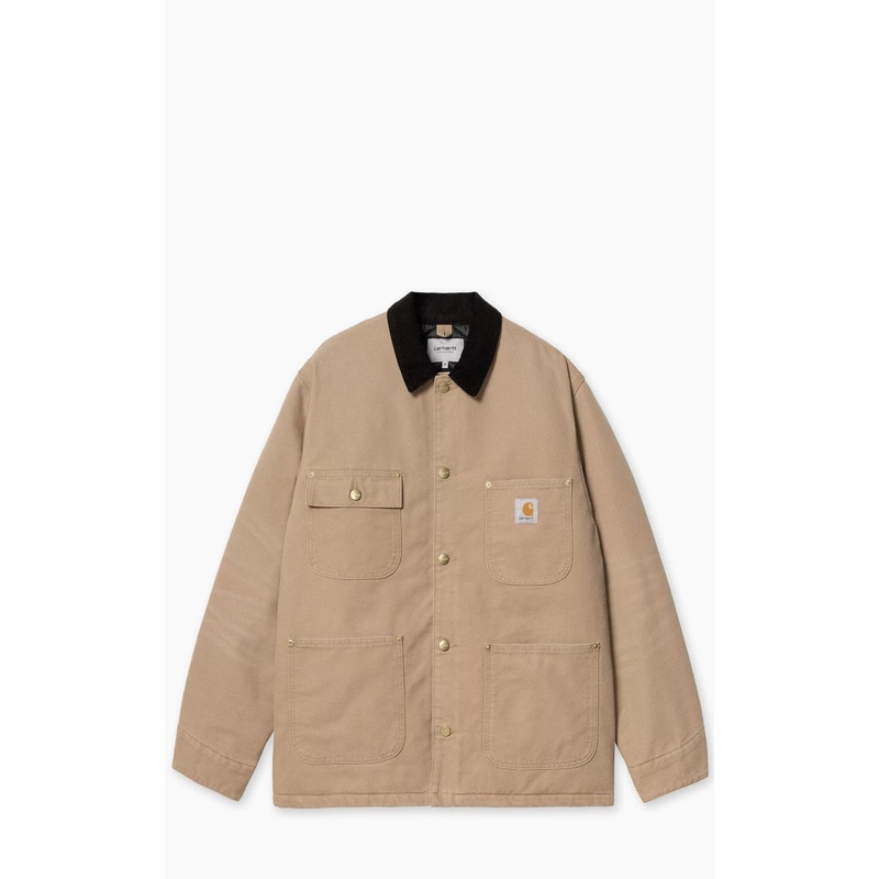 Carhartt WIP OG Chore Coat Aged Canvas Peanut/Black S