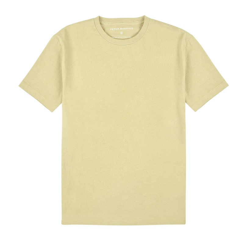 Vintage Crew T-Shirt – Pale Yellow 1