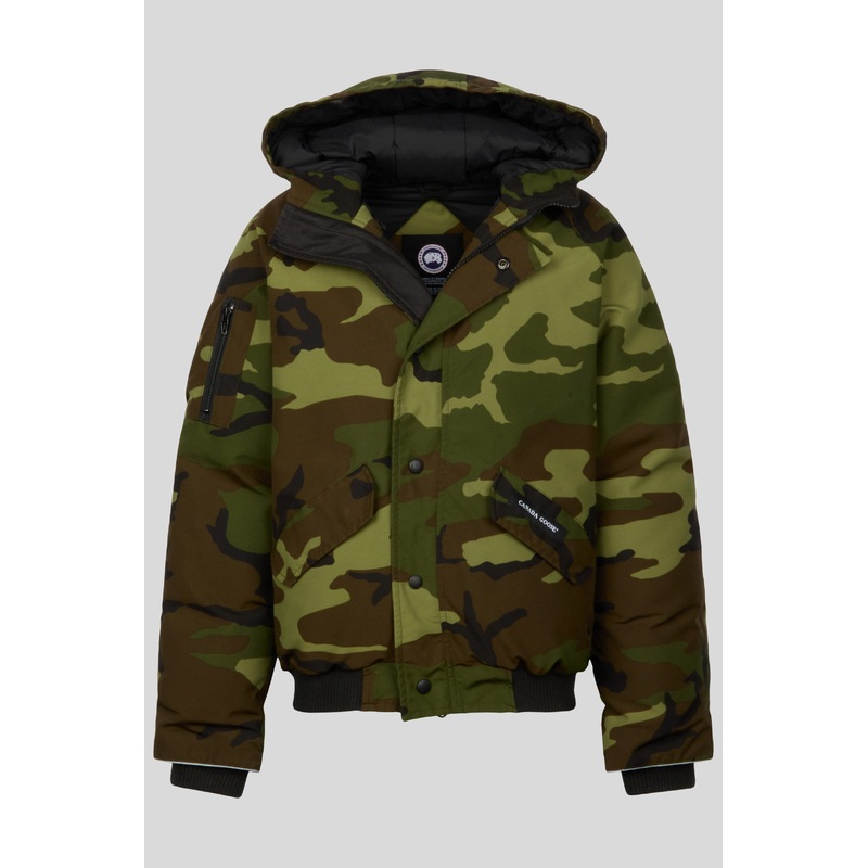 Youth Rundle Bomber Non-Fur Print L Excellent