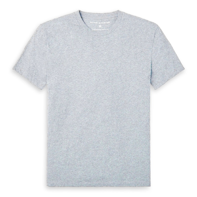 Vintage Crew T-Shirt – Heather Grey 1