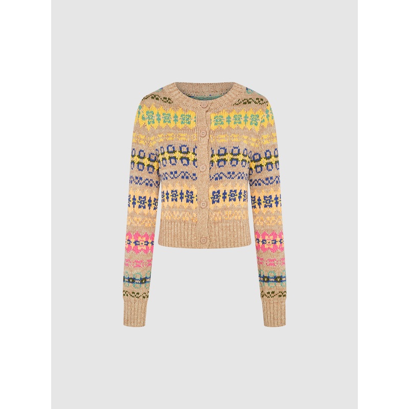 Knitted Cardigans Multi-Color XS