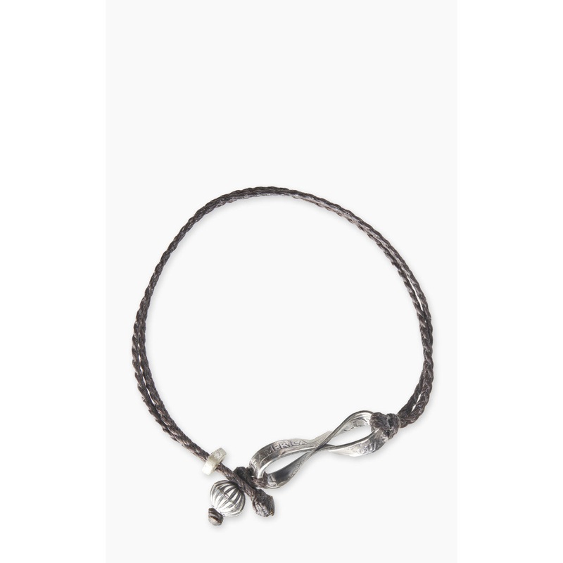 North Works D-202 Bracelet Waxed Coin Knot