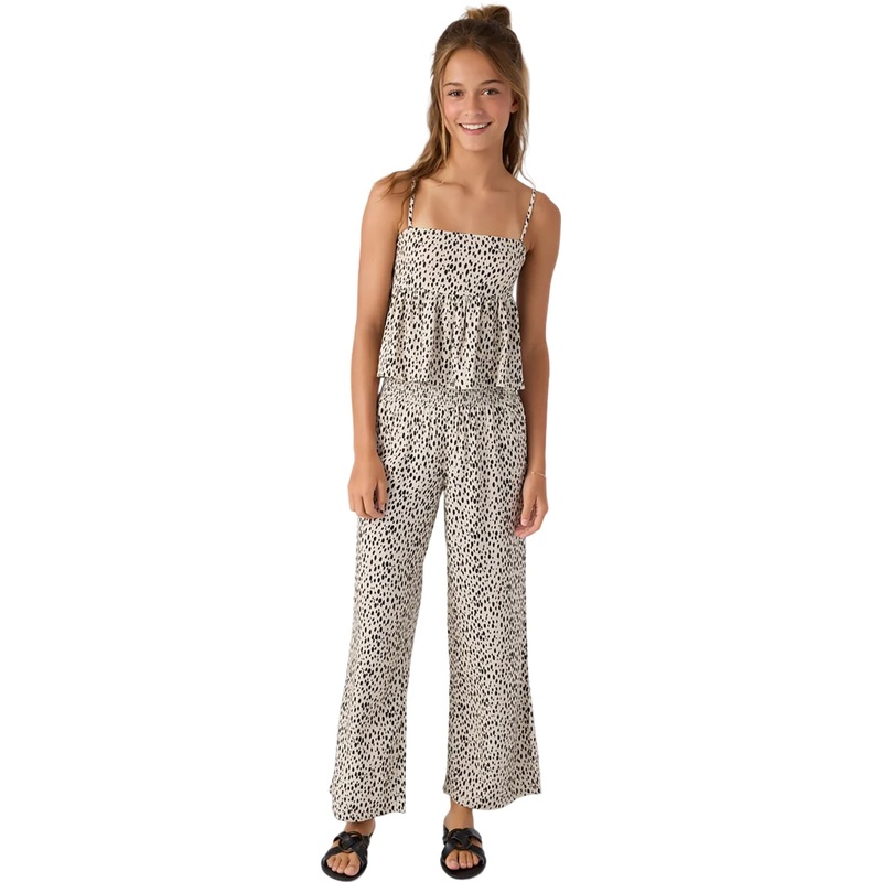 O’Neill Storie Fleece Woven Tank Top – Girls