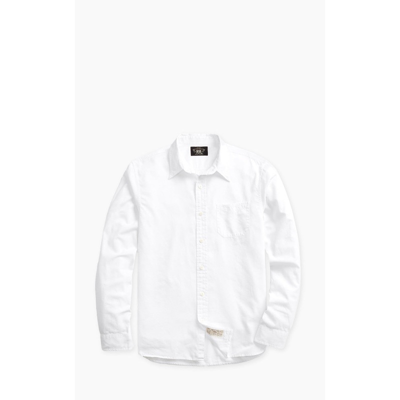 RRL Twill Workshirt White S